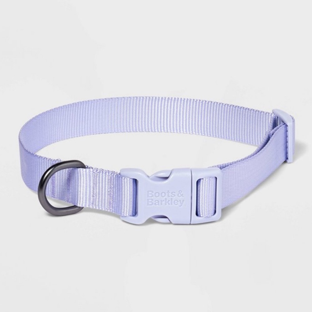 Boots & Barkley Lilac Dog Collar size Large - NWT new with tags